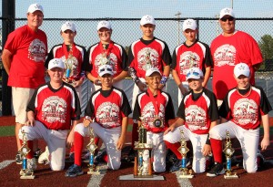 The 12u Lenz Field Warriors won the Elite All Star Showcase with 9 players on Sunday. "The best baseball day ever", per Coach Lenz